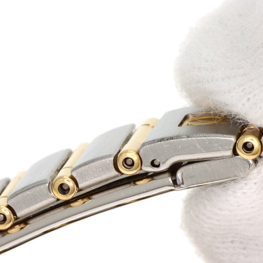 OMEGA Watches Quartz 1267.15.00 Stainless Steel, SSxK18YG, Diamond Silver Constellation 12P Bezel Diamond gold dial Women Used Authentic