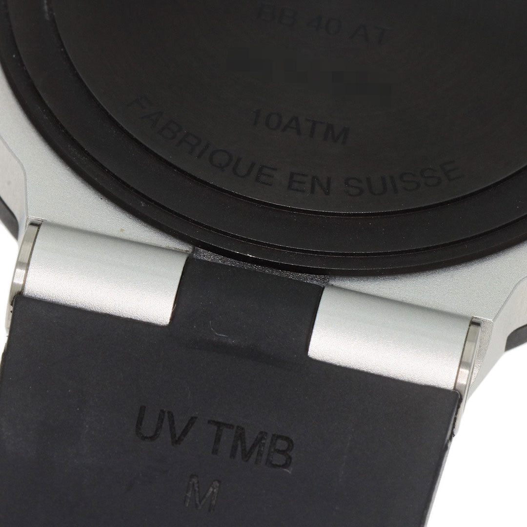 BVLGARI Watches Mechanical Automatic BB40AT Aluminum, Rubber black aluminum black dial mens Used Authentic