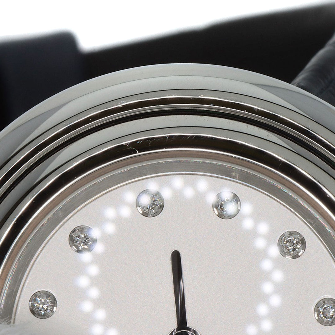 PIAGET Watches Quartz G0A43080 Stainless Steel, Leather Silver Possession Diamond Silver dial Women Used Authentic