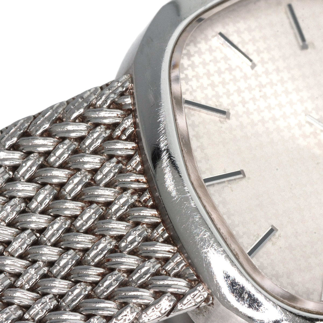 SEIKO Watches Quartz 1421-5020 Stainless Steel , Stainless Steel Silver CREDOR square face Silver dial Women Used Authentic