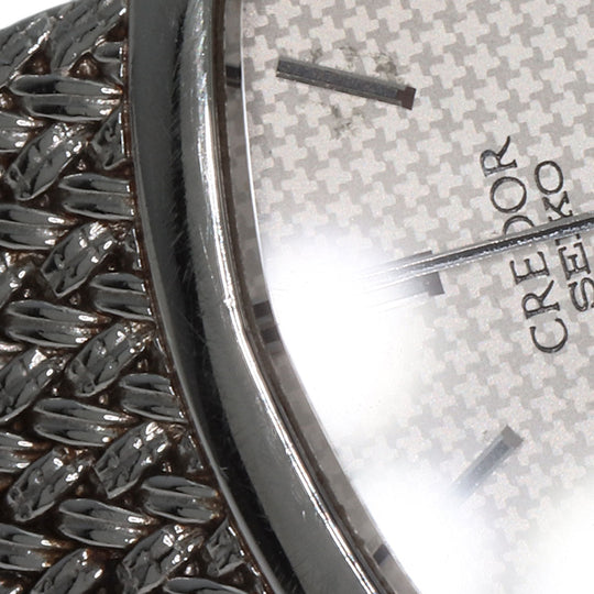 SEIKO Watches Quartz 1421-5020 Stainless Steel , Stainless Steel Silver CREDOR square face Silver dial Women Used Authentic