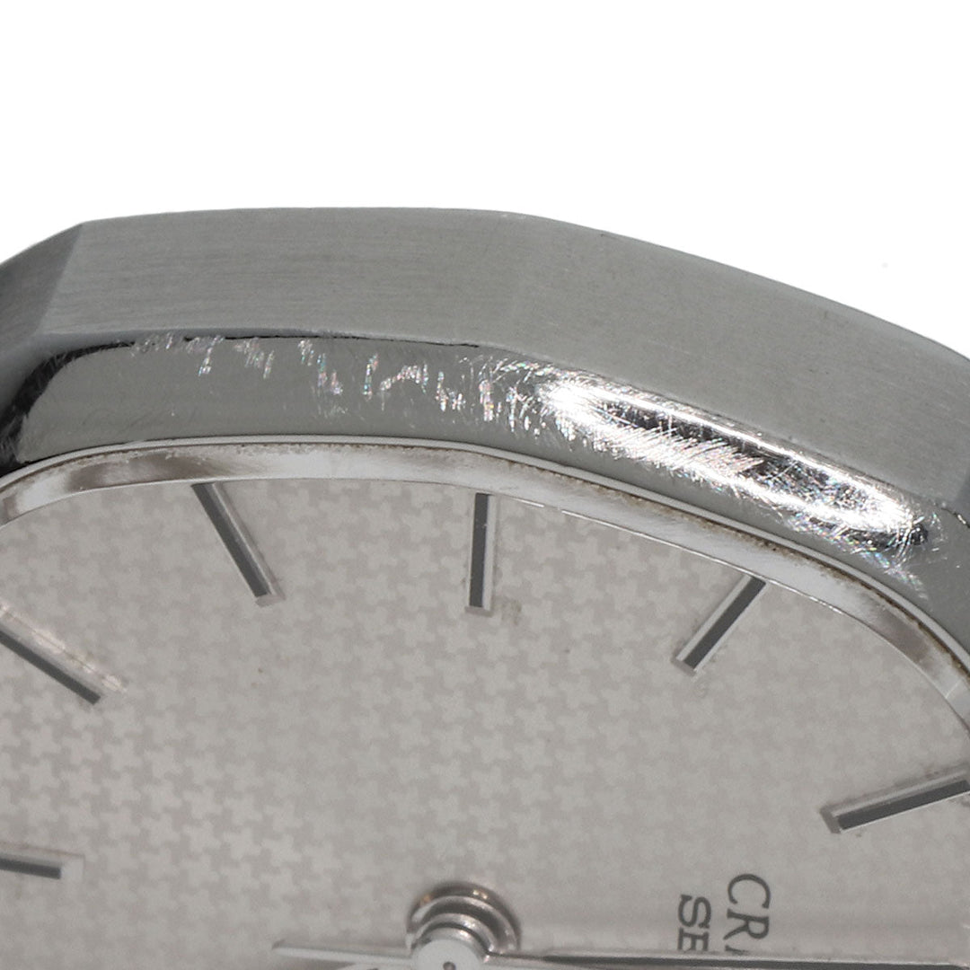 SEIKO Watches Quartz 1421-5020 Stainless Steel , Stainless Steel Silver CREDOR square face Silver dial Women Used Authentic