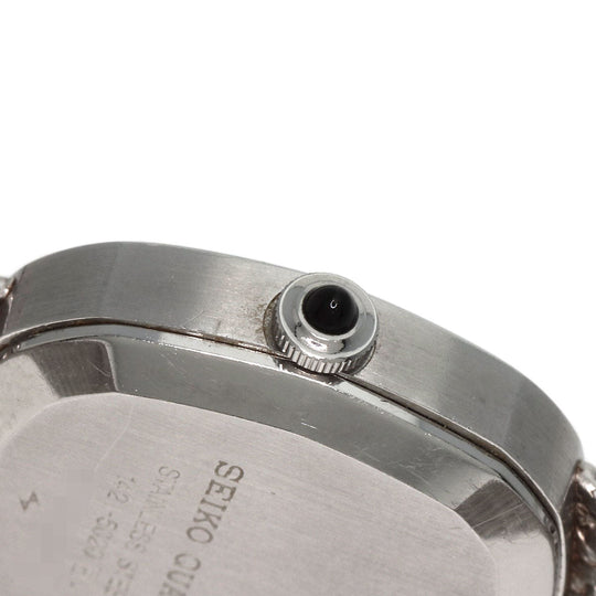 SEIKO Watches Quartz 1421-5020 Stainless Steel , Stainless Steel Silver CREDOR square face Silver dial Women Used Authentic