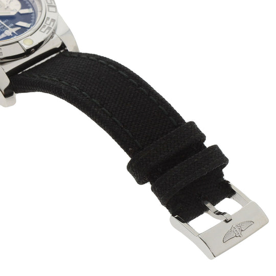 BREITLING Watches AB0110 Stainless Steel, Canvas Silver Chrono mat 44 mens Used Authentic