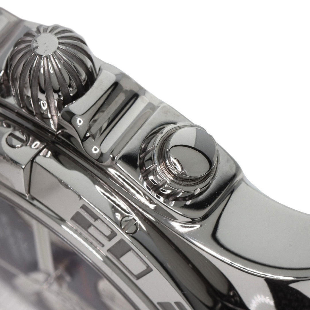BREITLING Watches AB0110 Stainless Steel, Canvas Silver Chrono mat 44 mens Used Authentic