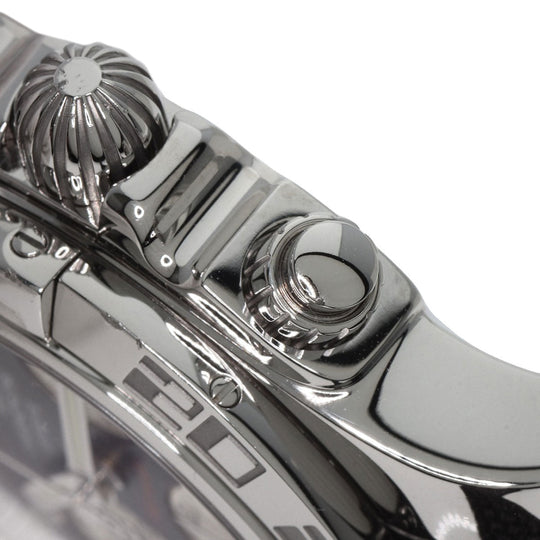 BREITLING Watches AB0110 Stainless Steel, Canvas Silver Chrono mat 44 mens Used Authentic