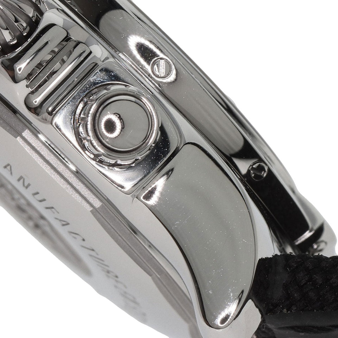 BREITLING Watches AB0110 Stainless Steel, Canvas Silver Chrono mat 44 mens Used Authentic