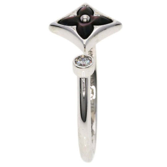 LOUIS VUITTON Ring K18WG Silver Bergster Blossom Mini #57