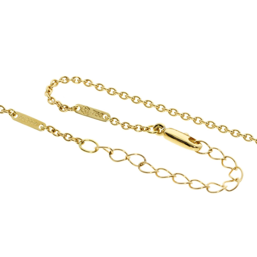 Carrera y Carrera Necklace 18K Yellow Gold gold Angel ribbon motif Women Used Authentic