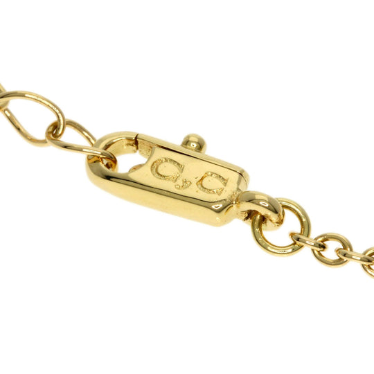 Carrera y Carrera Necklace 18K Yellow Gold gold Angel ribbon motif Women Used Authentic
