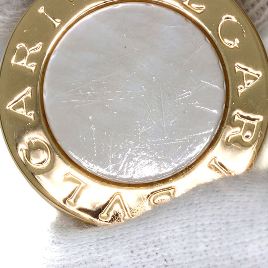 BVLGARI Ring 18K Yellow Gold gold bulgari bulgari white shell Women Used Authentic