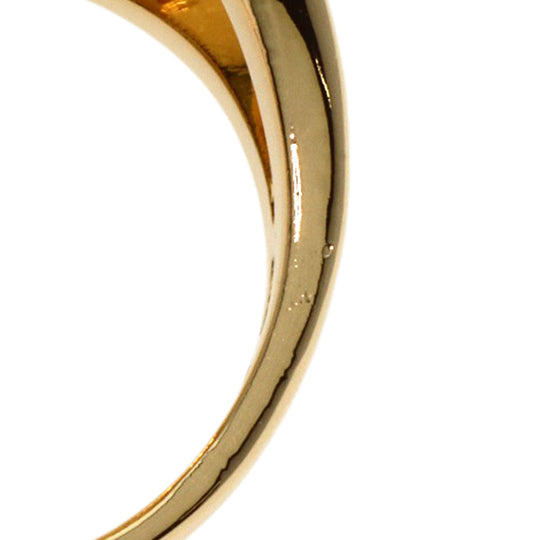 BVLGARI Ring 18K Yellow Gold gold bulgari bulgari white shell Women Used Authentic
