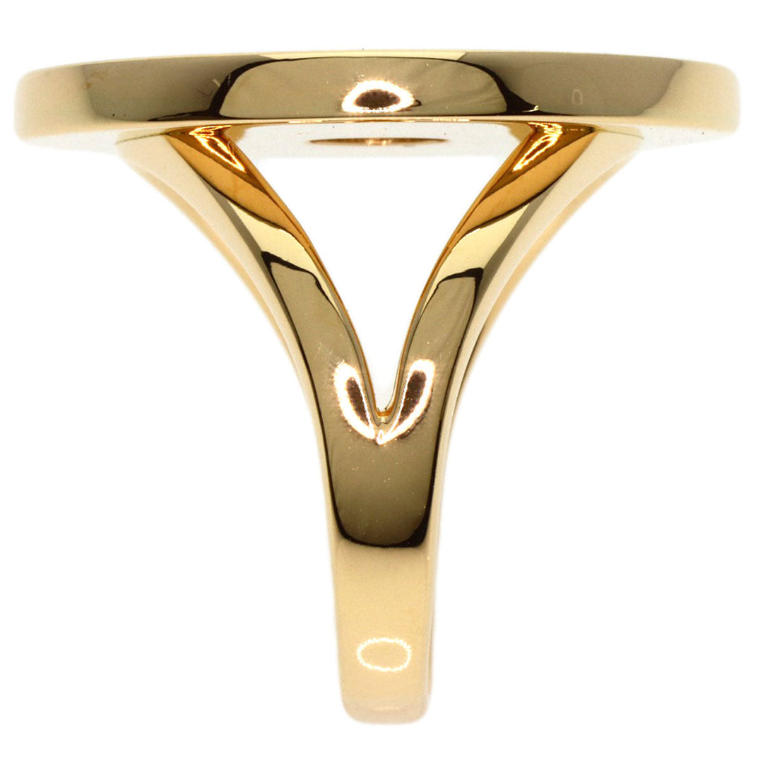 BVLGARI Ring 18K Yellow Gold gold bulgari bulgari white shell Women Used Authentic
