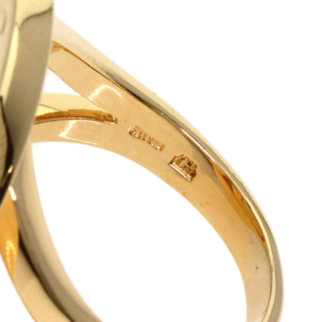 BVLGARI Ring 18K Yellow Gold gold bulgari bulgari white shell Women Used Authentic