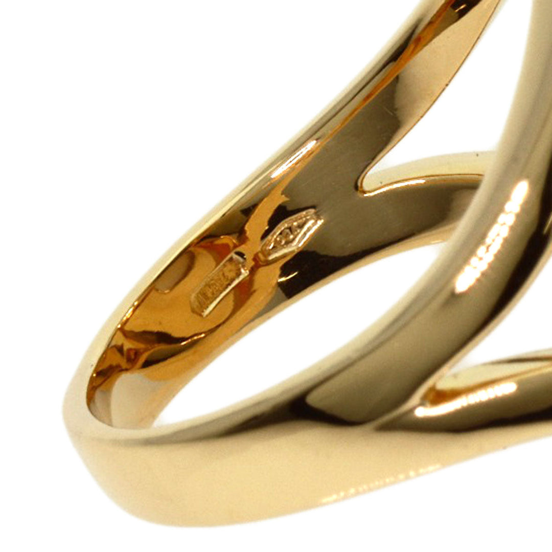 BVLGARI Ring 18K Yellow Gold gold bulgari bulgari white shell Women Used Authentic