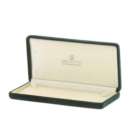 MIKIMOTO Necklace K14YG white Pearl Long Women Used Authentic