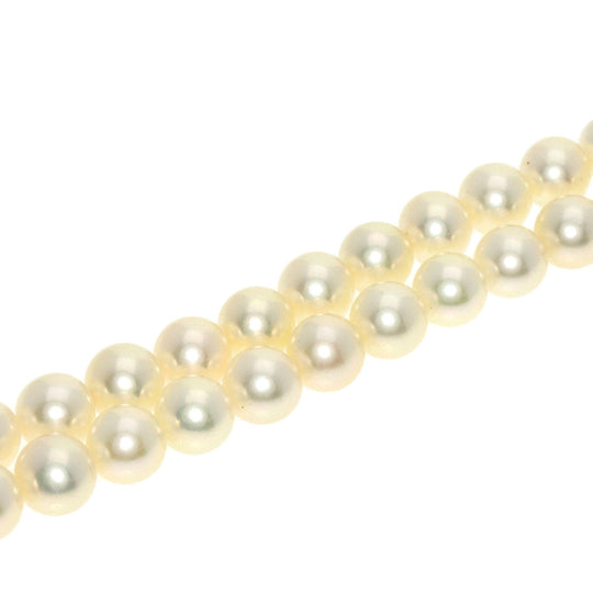 MIKIMOTO Necklace SV white Pearl Women Used Authentic