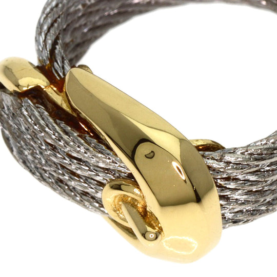 FRED Ring K18YG , Stainless Steel gold Force 10 Women Used Authentic