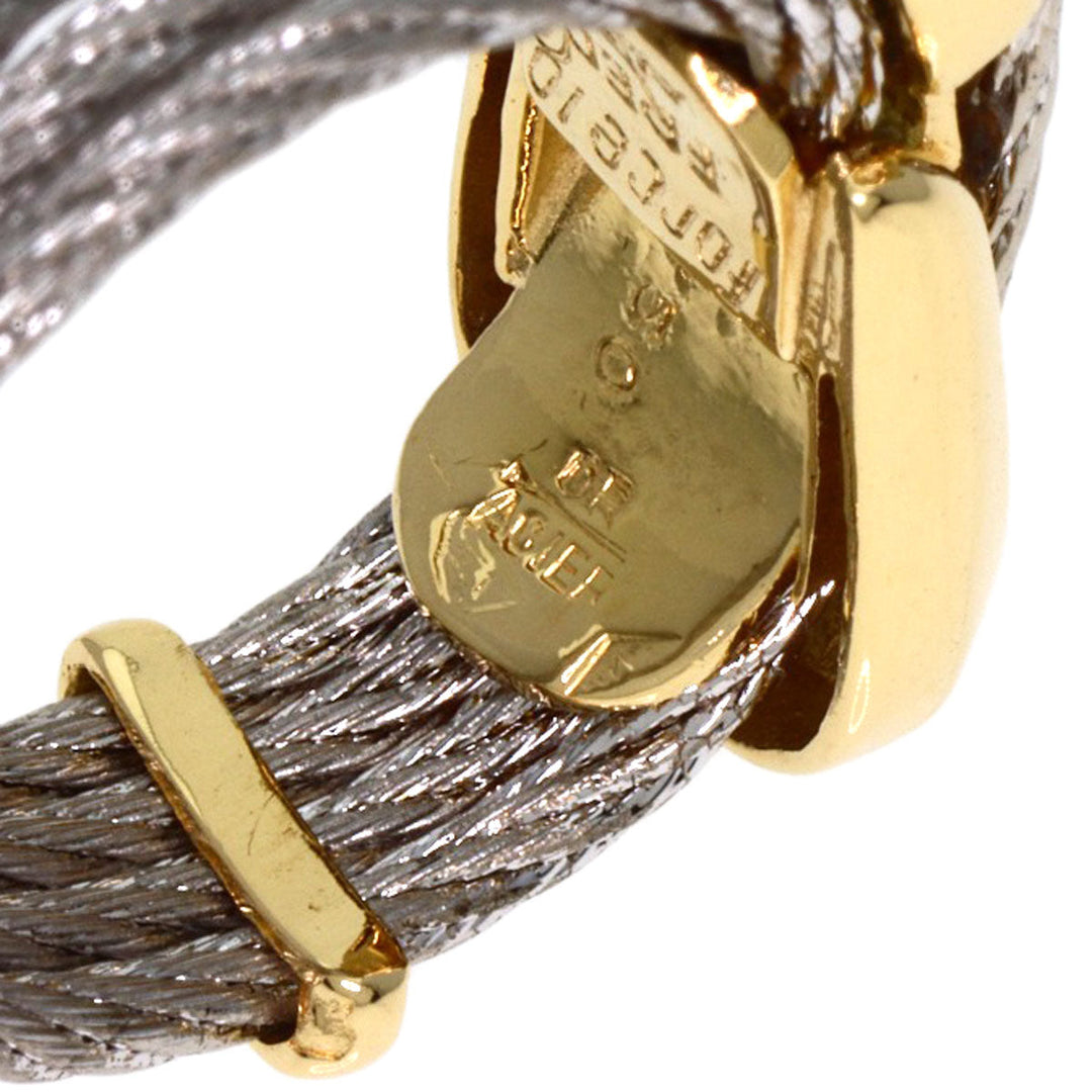 FRED Ring K18YG , Stainless Steel gold Force 10 Women Used Authentic