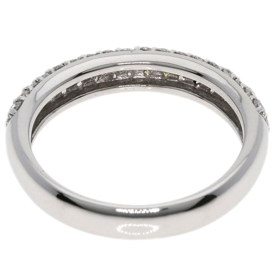 Ponte Vecchio Ring K18WG Silver Pave diamond