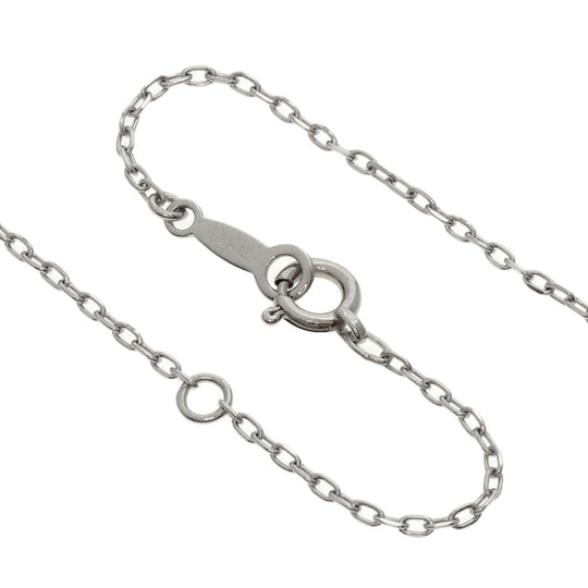 MIKIMOTO Necklace K18WG Silver Pearl Heart Motif
