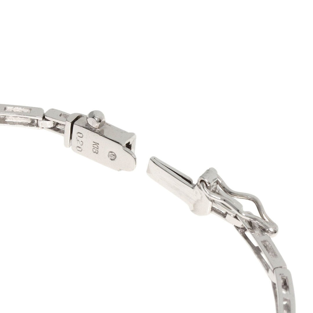 VANDOME bracelet K18WG Silver diamond Women Used Authentic
