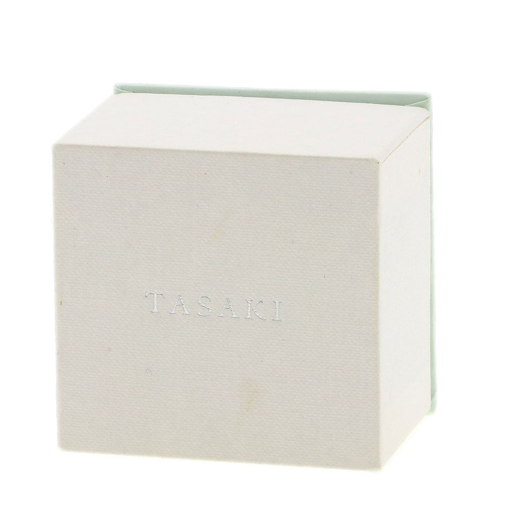 TASAKI Ring K18WG Silver Enima Akoya Pearl Women Used Authentic