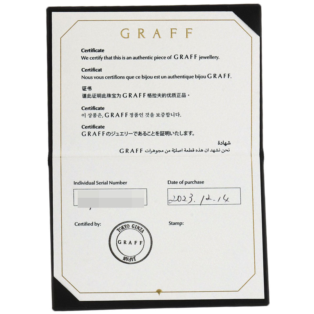 GRAFF Necklace K18WG Silver diamond