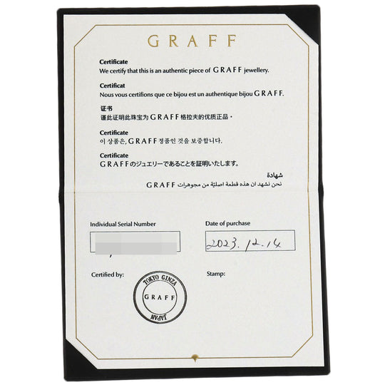 GRAFF Necklace K18WG Silver diamond
