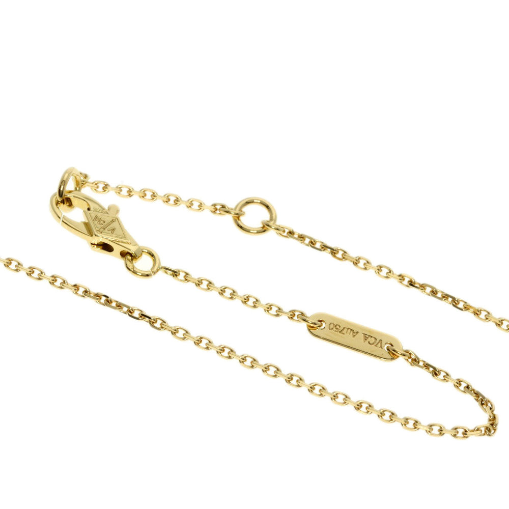 Van Cleef & Arpels Necklace 18K Yellow Gold gold Sweet Alhambra Papillon Shell Women Used Authentic