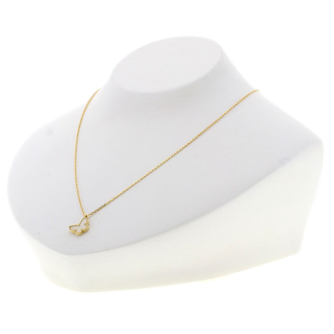 Van Cleef & Arpels Necklace 18K Yellow Gold gold Sweet Alhambra Papillon Shell Women Used Authentic