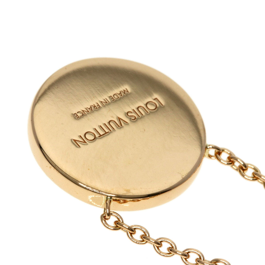 LOUIS VUITTON Necklace 18K Pink Gold gold Monogram Saint Nacr Women Used Authentic