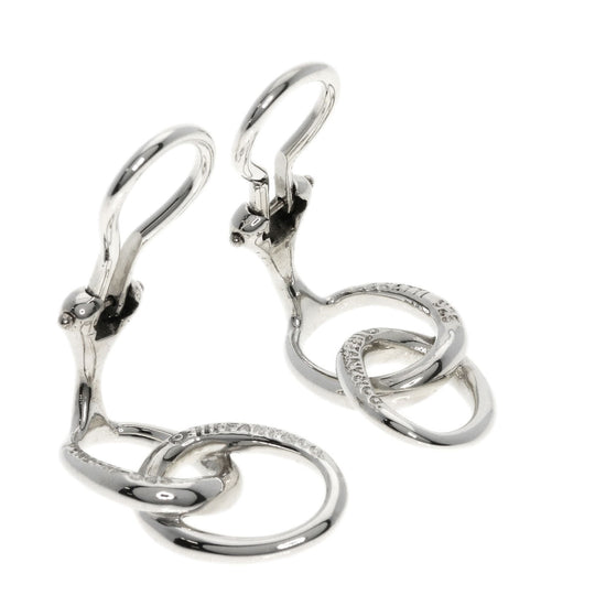 TIFFANY&Co. Earring SV Silver Double loop Women Used Authentic