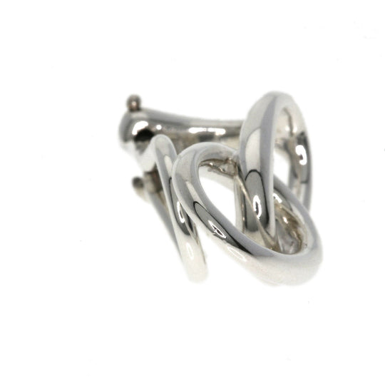 TIFFANY&Co. Earring SV Silver Double loop Women Used Authentic