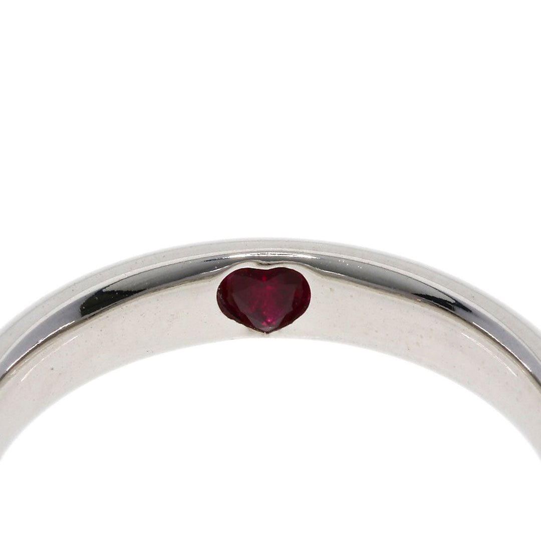 Damiani Ring K18WG Silver Secret Ruby Women Used Authentic