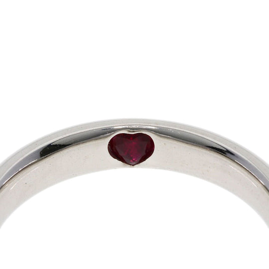 Damiani Ring K18WG Silver Secret Ruby Women Used Authentic