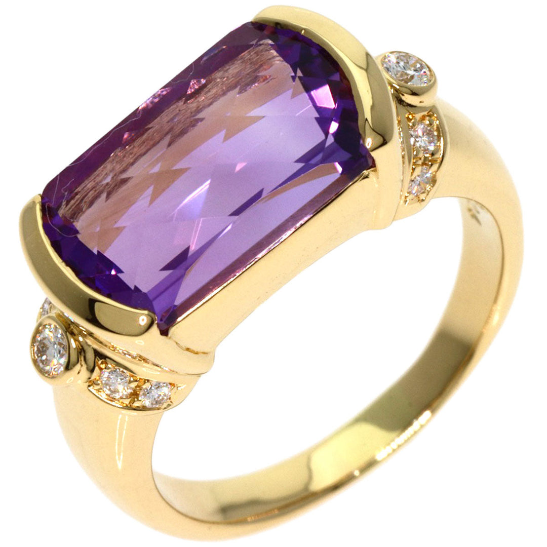 TASAKI Ring 18K Yellow Gold gold Amethyst diamond