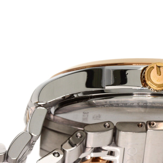 GUCCI Watches Quartz 126.4 Stainless Steel , PGP gold G timeless black dial mens Used Authentic
