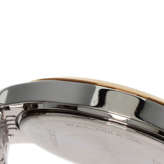 GUCCI Watches Quartz 126.4 Stainless Steel , PGP gold G timeless black dial mens Used Authentic