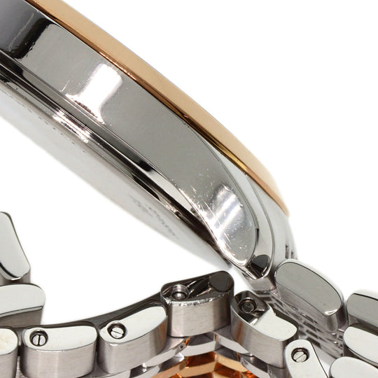 GUCCI Watches Quartz 126.4 Stainless Steel , PGP gold G timeless black dial mens Used Authentic