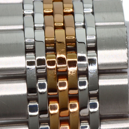GUCCI Watches Quartz 126.4 Stainless Steel , PGP gold G timeless black dial mens Used Authentic
