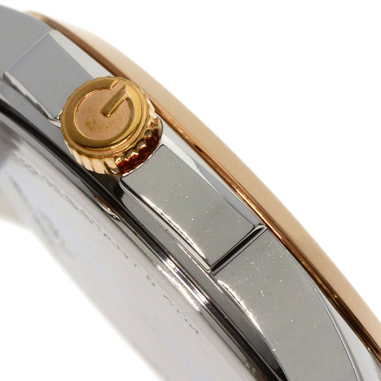 GUCCI Watches Quartz 126.4 Stainless Steel , PGP gold G timeless black dial mens Used Authentic