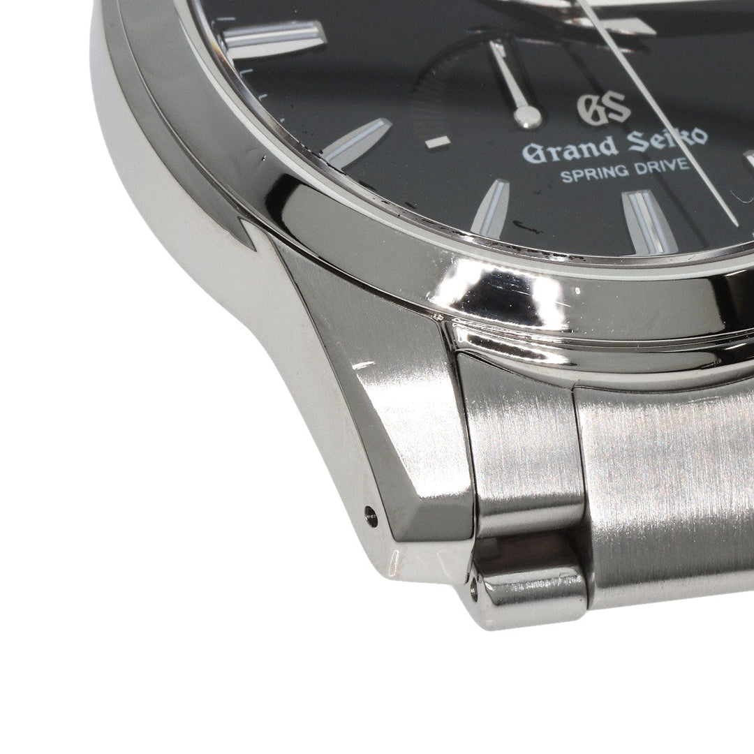 SEIKO Watches Spring drive SBGA027 9R65-0AG1 Stainless Steel , Stainless Steel Silver Grand Seiko Spring Drive Power Reserve black dial mens Used Authentic