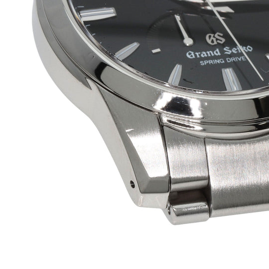 SEIKO Watches Spring drive SBGA027 9R65-0AG1 Stainless Steel , Stainless Steel Silver Grand Seiko Spring Drive Power Reserve black dial mens Used Authentic