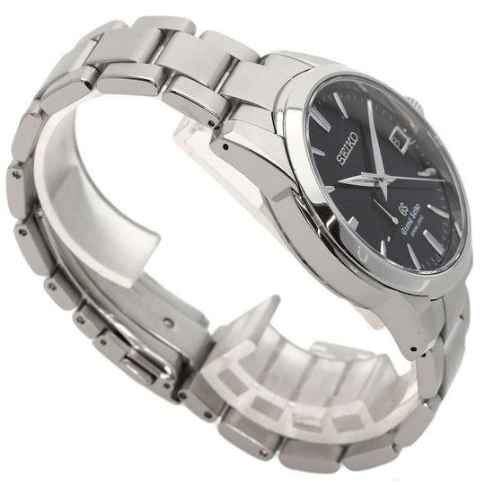 SEIKO Watches Spring drive SBGA027 9R65-0AG1 Stainless Steel , Stainless Steel Silver Grand Seiko Spring Drive Power Reserve black dial mens Used Authentic