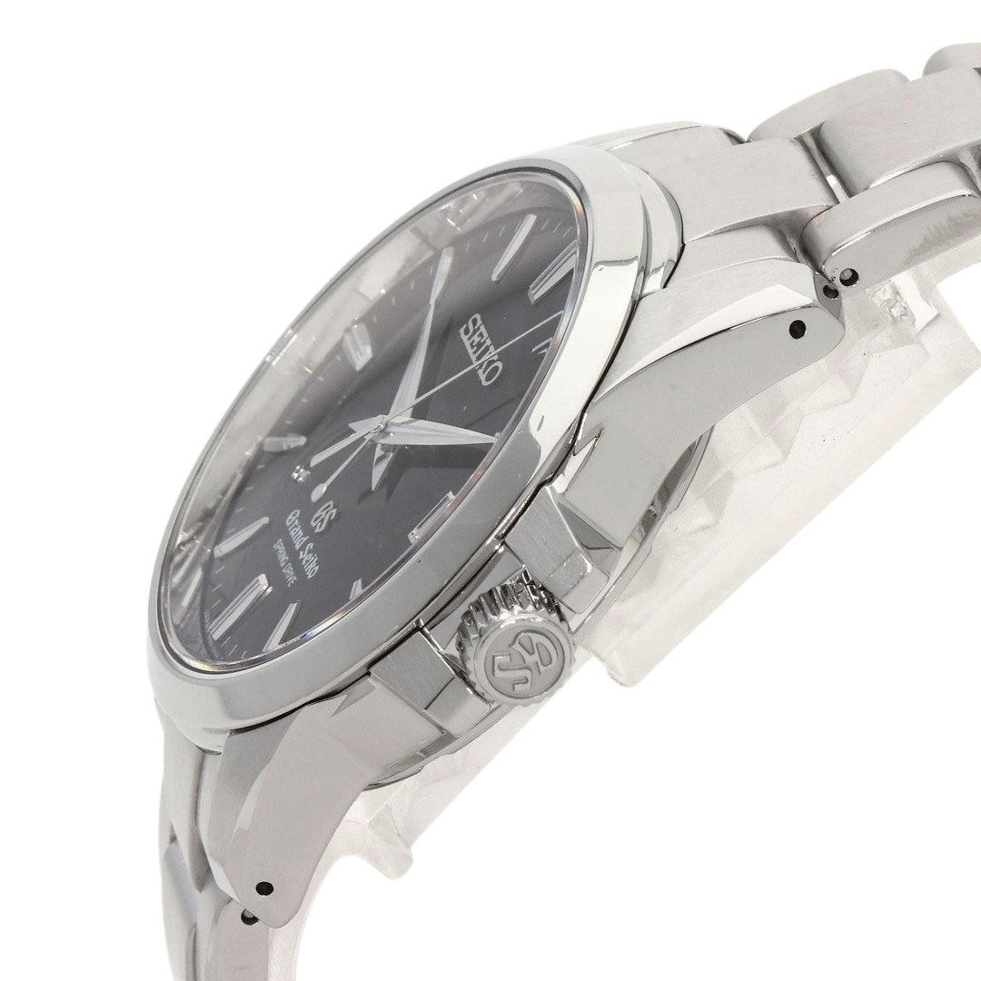 SEIKO Watches Spring drive SBGA027 9R65-0AG1 Stainless Steel , Stainless Steel Silver Grand Seiko Spring Drive Power Reserve black dial mens Used Authentic