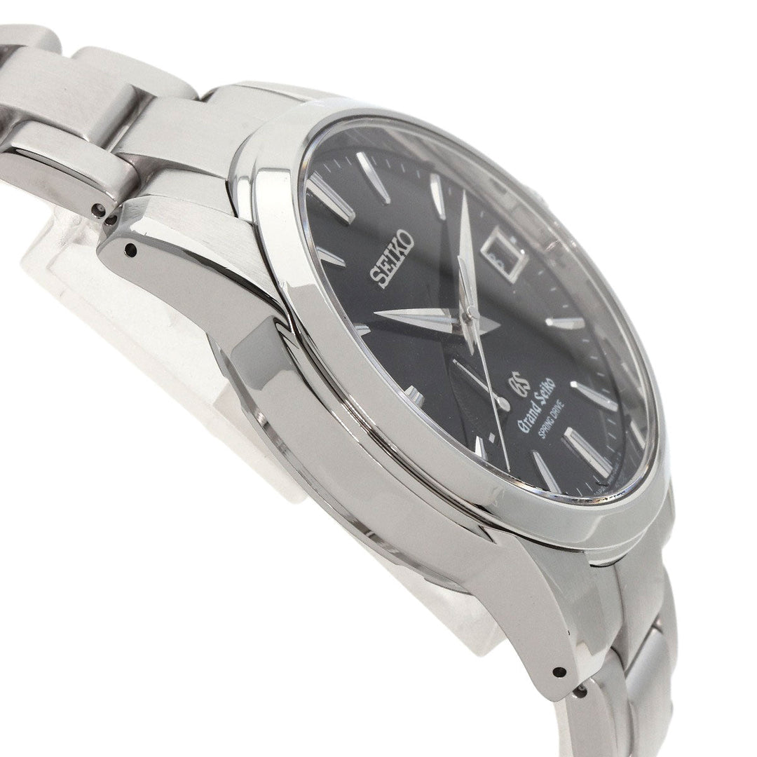 SEIKO Watches Spring drive SBGA027 9R65-0AG1 Stainless Steel , Stainless Steel Silver Grand Seiko Spring Drive Power Reserve black dial mens Used Authentic