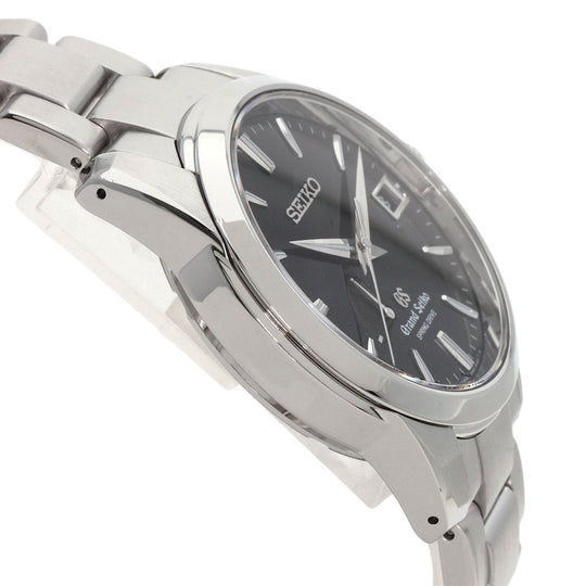 SEIKO Watches Spring drive SBGA027 9R65-0AG1 Stainless Steel , Stainless Steel Silver Grand Seiko Spring Drive Power Reserve black dial mens Used Authentic