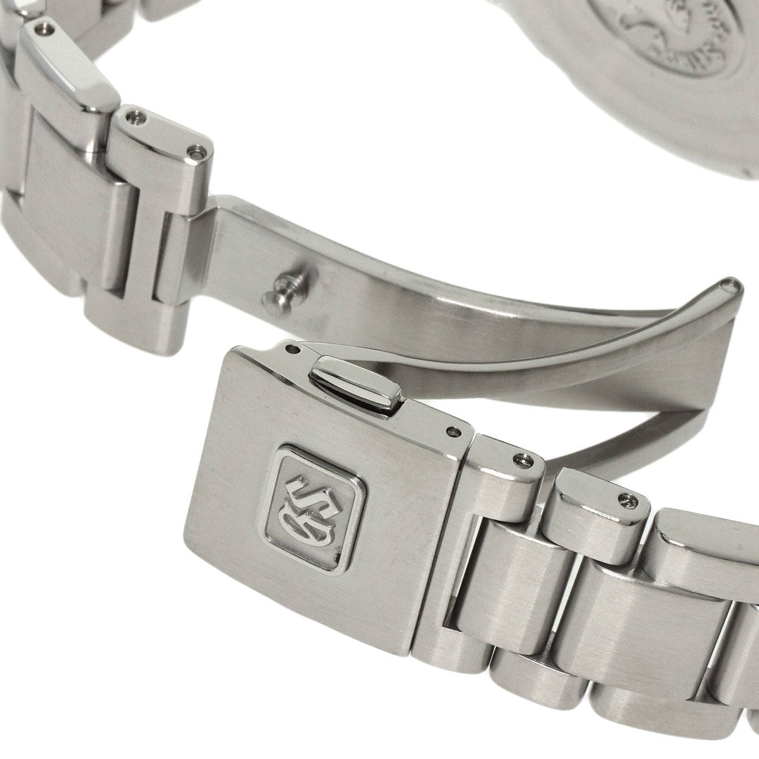 SEIKO Watches Spring drive SBGA027 9R65-0AG1 Stainless Steel , Stainless Steel Silver Grand Seiko Spring Drive Power Reserve black dial mens Used Authentic