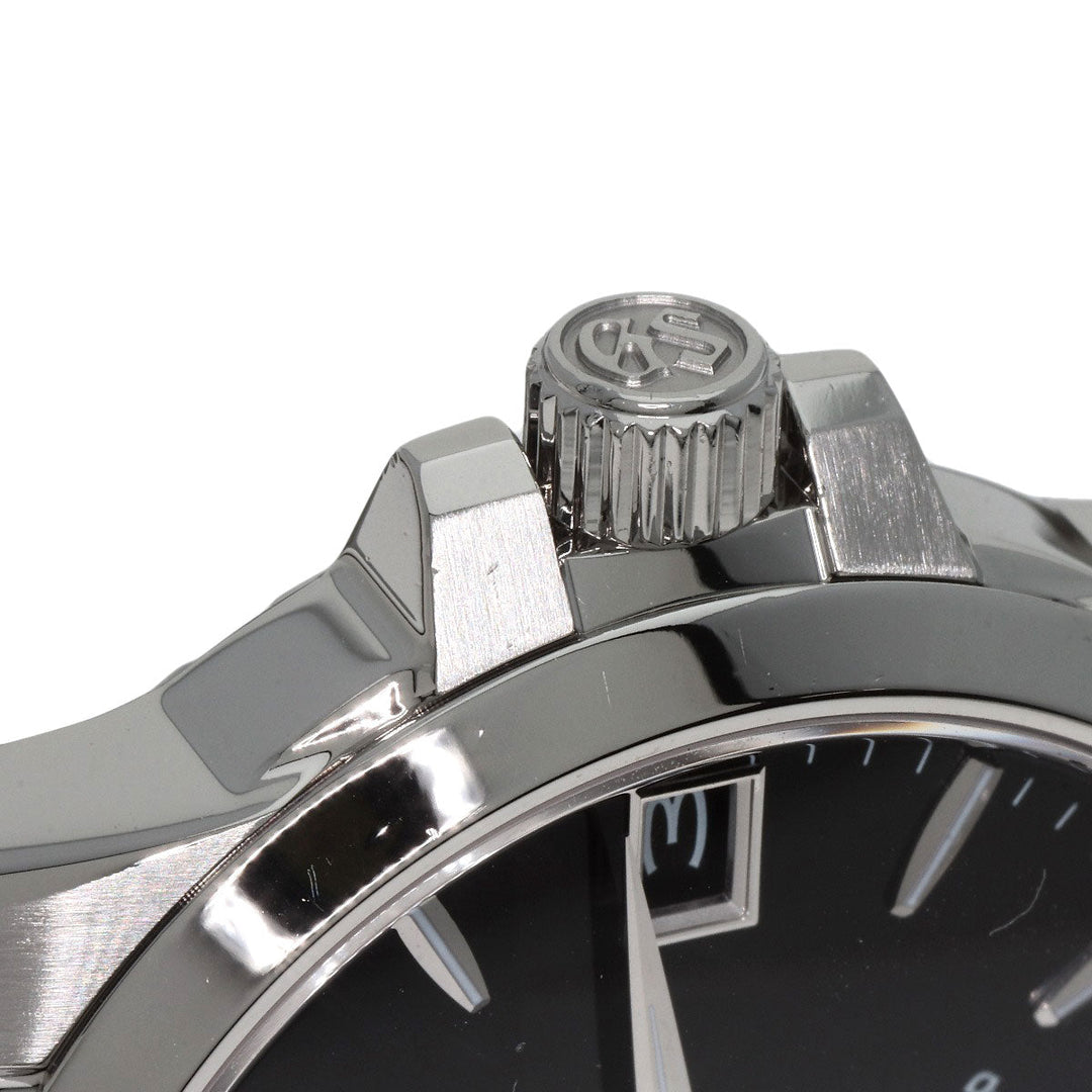 SEIKO Watches Spring drive SBGA027 9R65-0AG1 Stainless Steel , Stainless Steel Silver Grand Seiko Spring Drive Power Reserve black dial mens Used Authentic